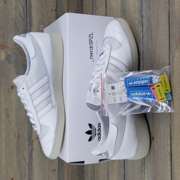 adidas Other - adidas Wilsy SPLZ New Order X Men's Leather Casual Shoes Interchangeable Laces